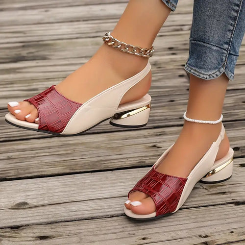 Women's Block Heel Ankle Strap Sandals