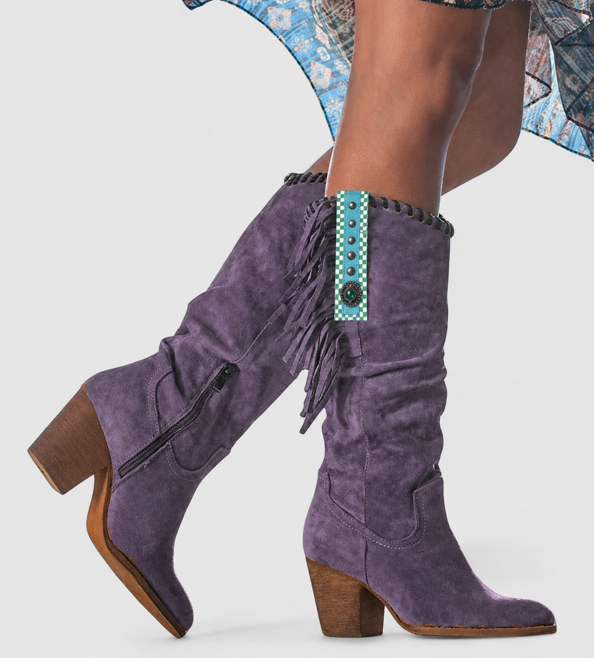 Women's ankle boots with block heel