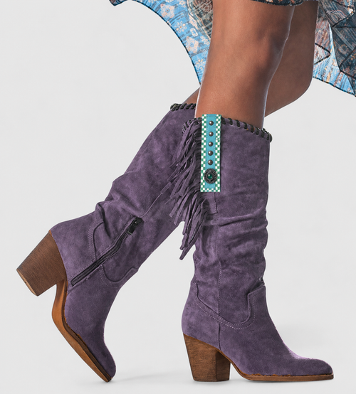 Women's ankle boots with block heel