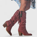 Women's ankle boots with block heel