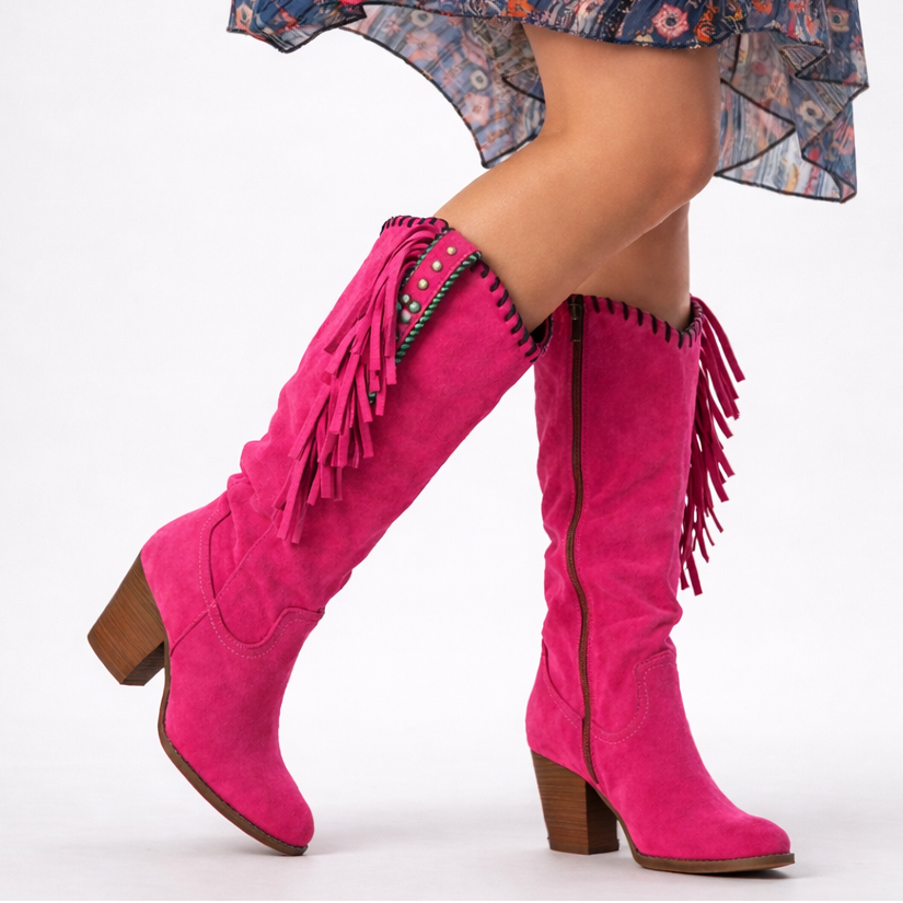 Women's ankle boots with block heel