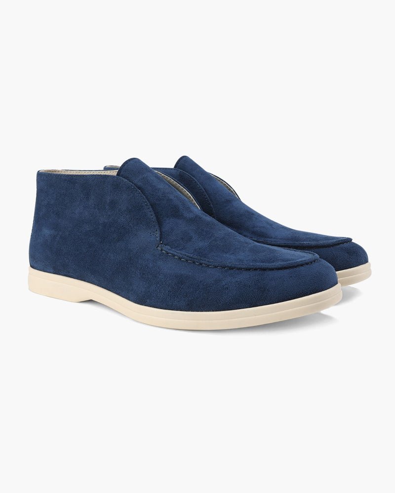 Men's high-heel loafers with slip-on design
