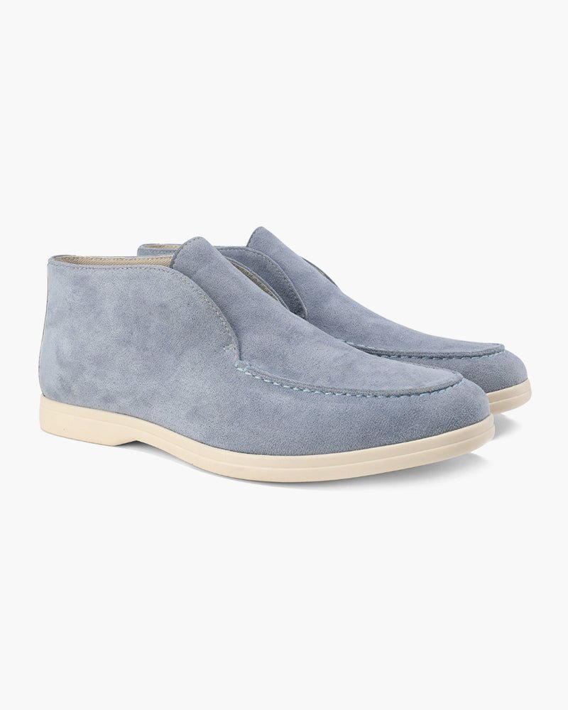 Men's high-heel loafers with slip-on design