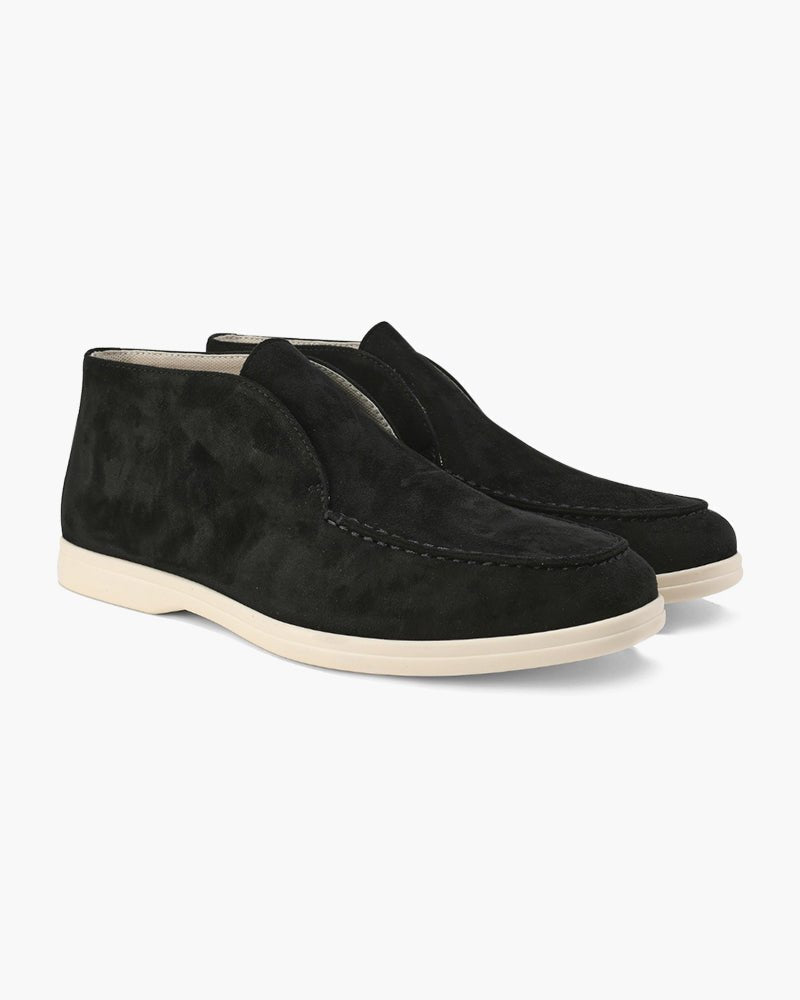 Men's high-heel loafers with slip-on design