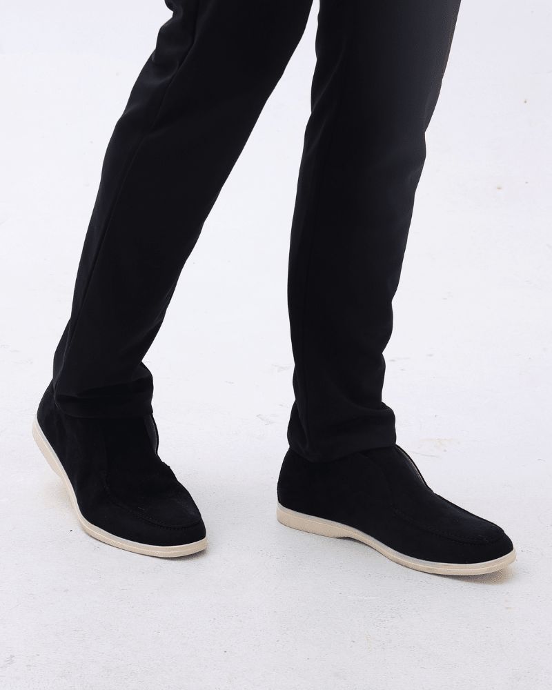 Men's high-heel loafers with slip-on design