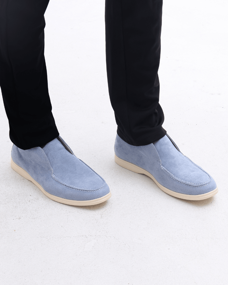 Men's high-heel loafers with slip-on design
