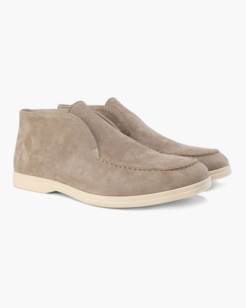 Men's high-heel loafers with slip-on design