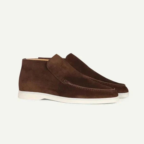 Men's high-heel loafers with slip-on design