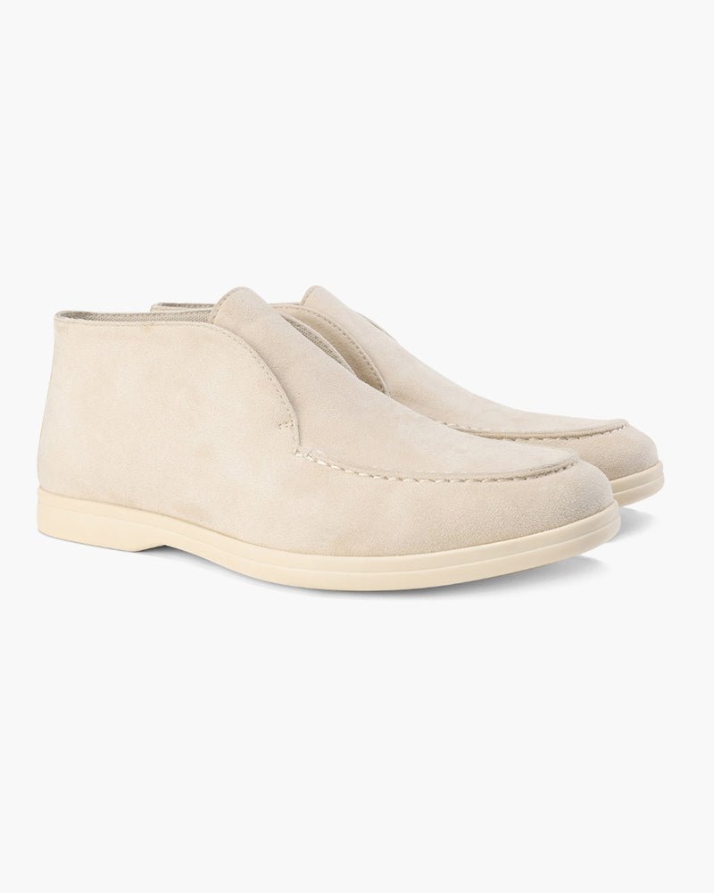 Men's high-heel loafers with slip-on design