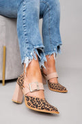 Women's Mary Jane shoes with single buckle strap