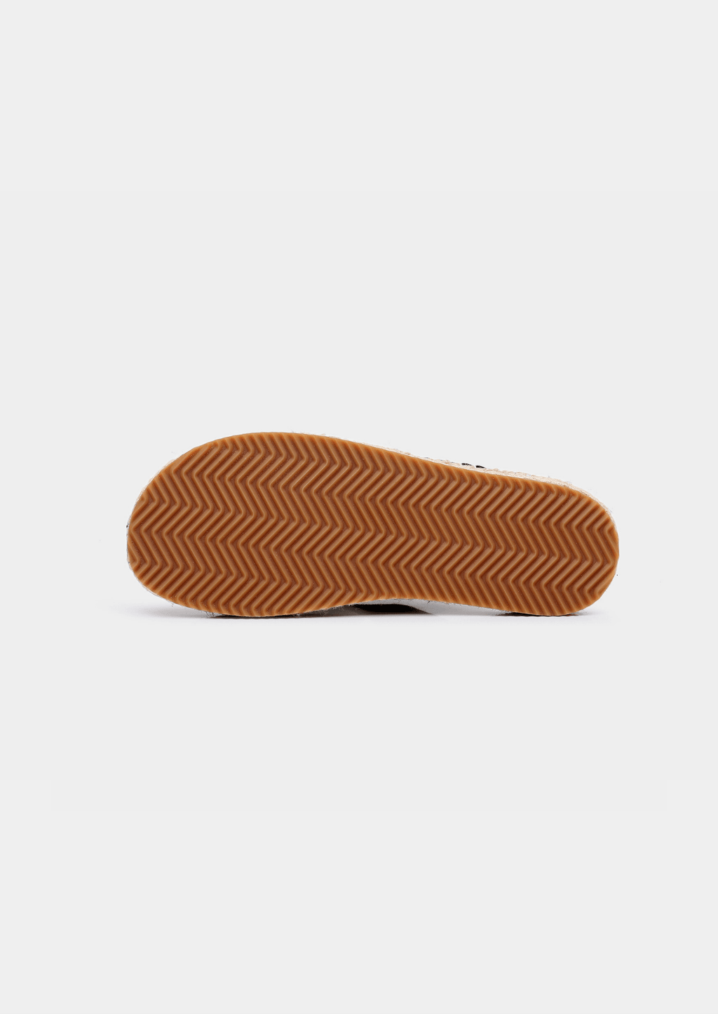 Men's open-toe sandals with jute trim
