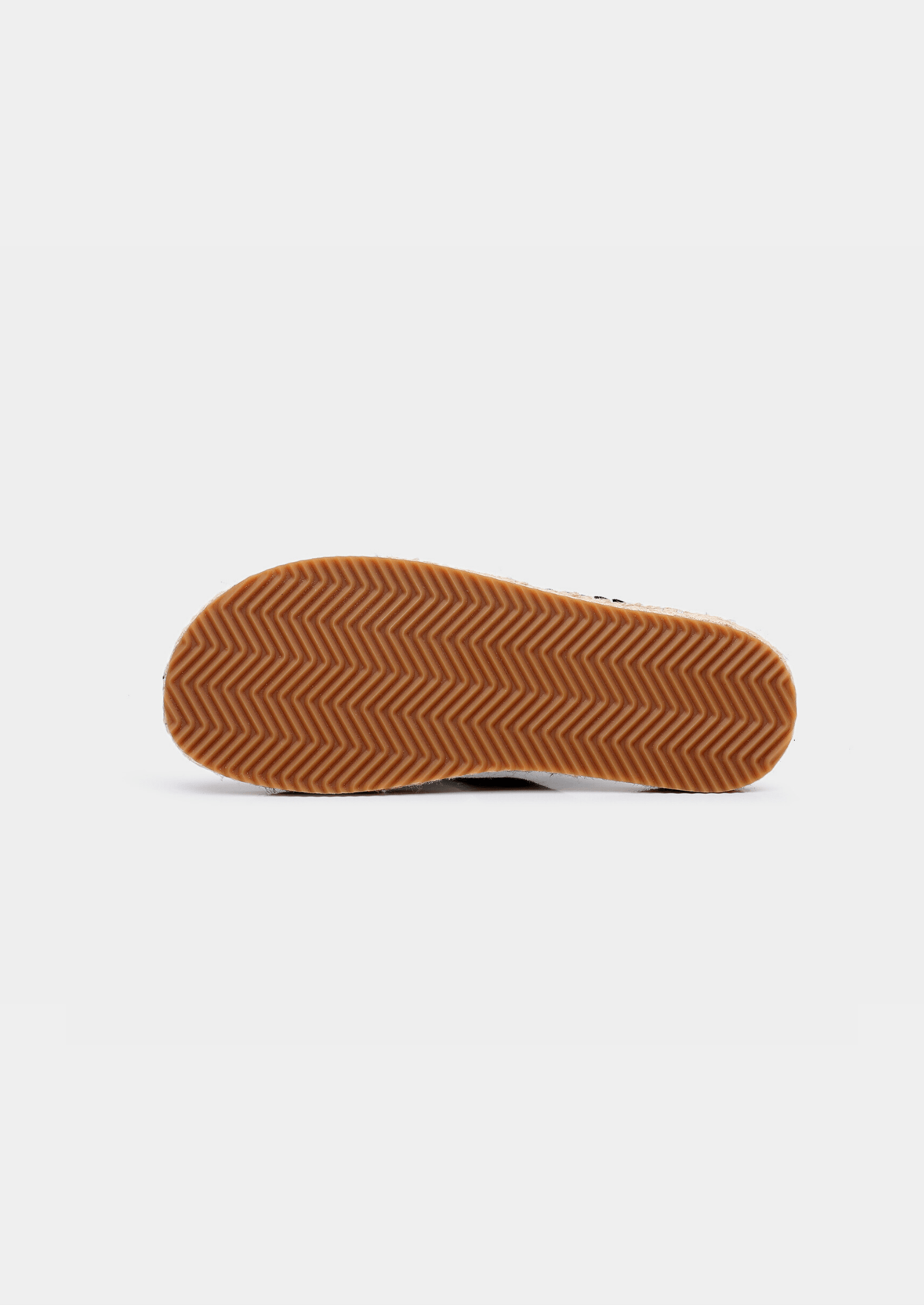 Men's open-toe sandals with jute trim