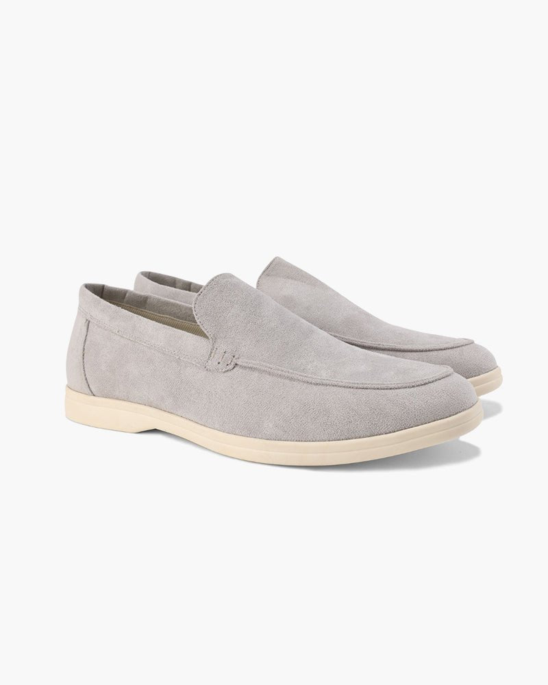 Men's slip-on loafers with penny strap detail