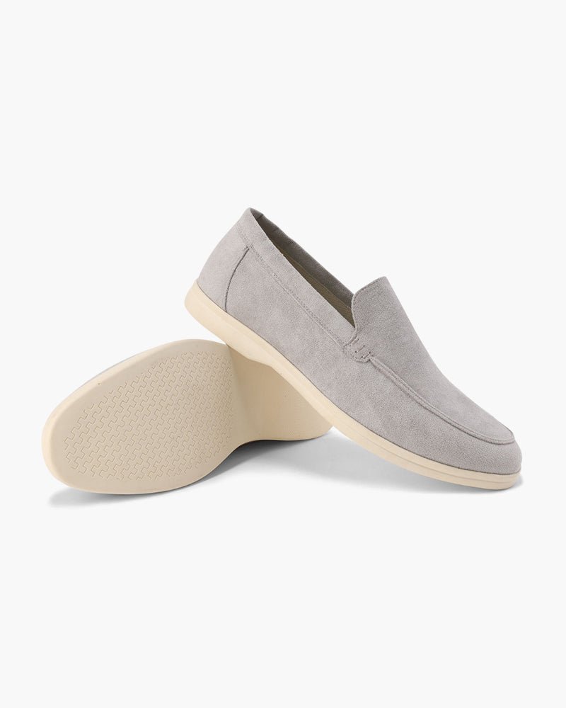 Men's slip-on loafers with penny strap detail