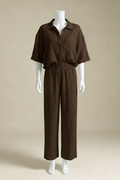 Women’s Two-Piece Set | Brown