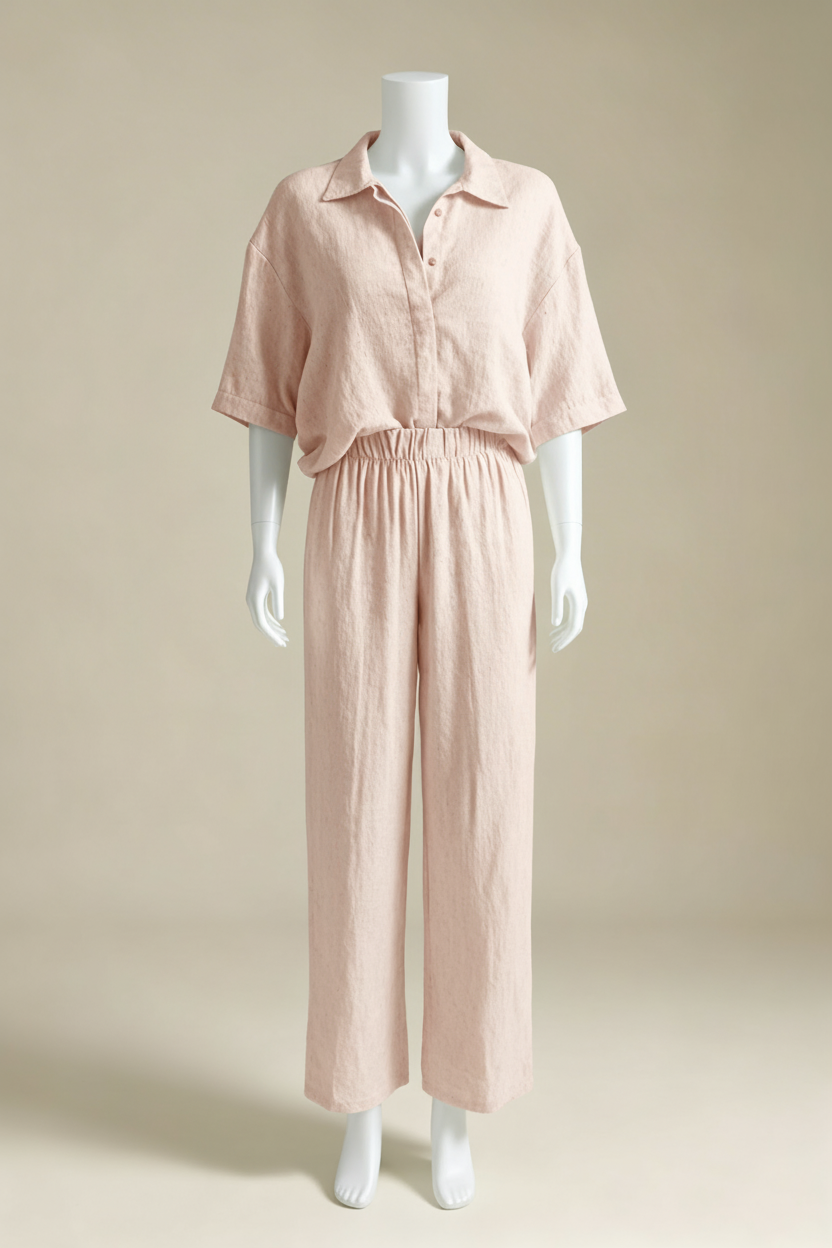Women’s Two-Piece Set | Light Pink